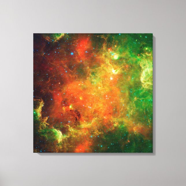 Toile Des Clusters D'Étoiles Dans La Nebula Nord-América (Recto)