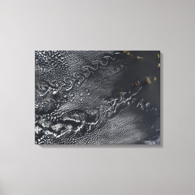 Toile Des tourbillons nuageux au-dessus des îles du Cap  (Recto)