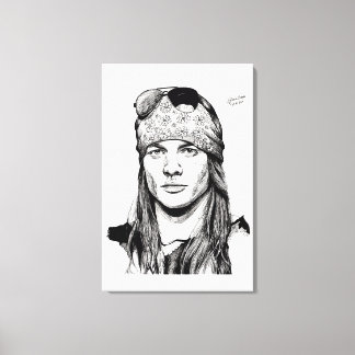 Toile Desenho do Axl Rose