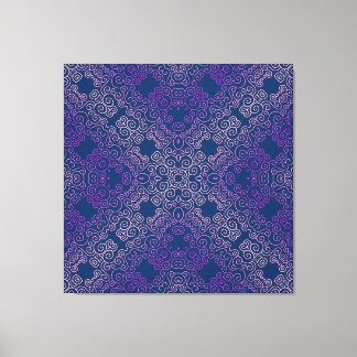 Toile design arabesque violet