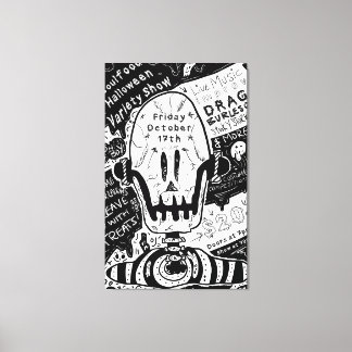 Toile Design d'affiche d'Halloween