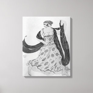 Toile Design de costume pour 'Cleopatra', 1910