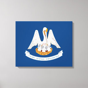 Toile Design de Louisiana State Flag
