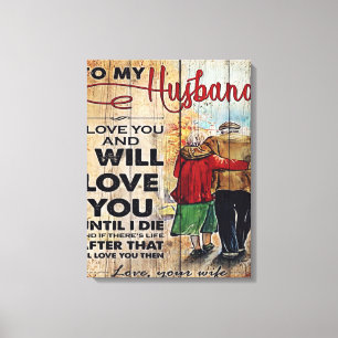 Toile Design de To My Husband Meilleur Anniversary Poi