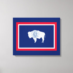 Toile Design du drapeau d'état du Wyoming