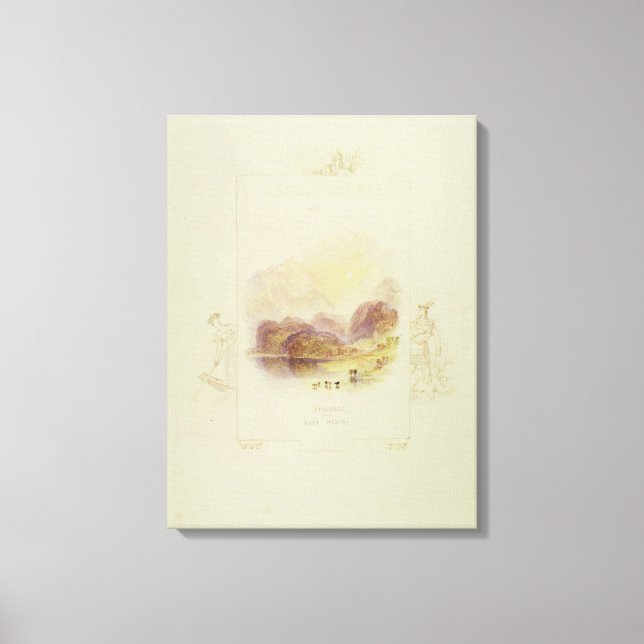 Toile Design for an illustration for Walter Scott's Lad (Recto)