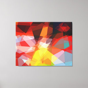 Toile Design graphique Art cubiste