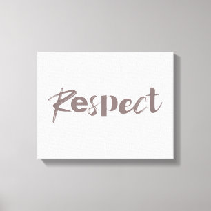 Toile Design moderne, créatif, cool, tendance du respect