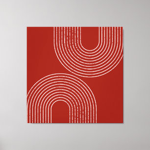 Toile Design rouge moderne