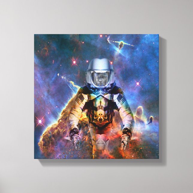 Toile Désintégration d'astronaute (Recto)