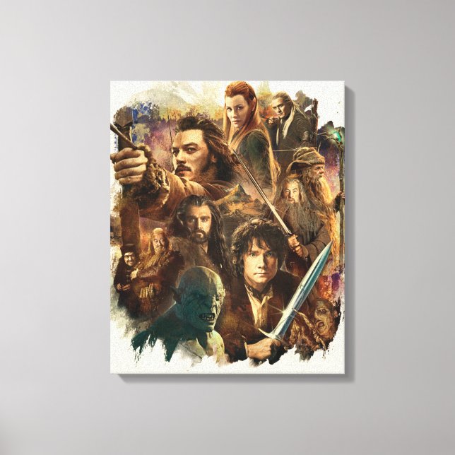 Toile DESOLATION OF SMAUG™ Characters (Recto)