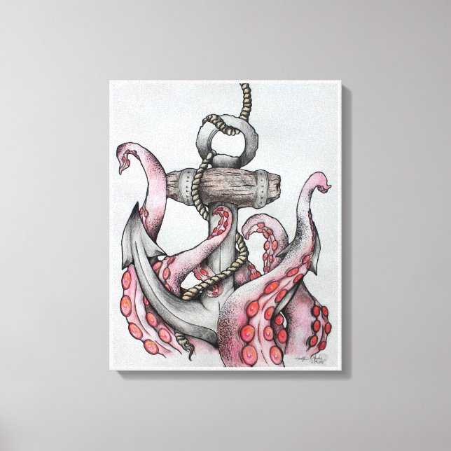 Toile Dessin Ancre (Recto)