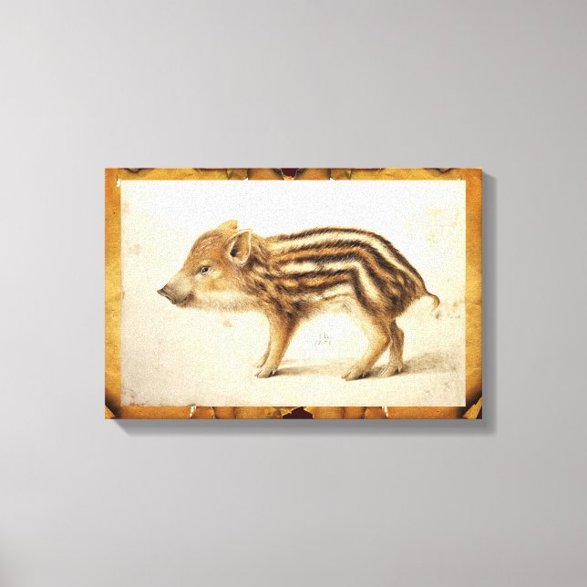 Toile Dessin animal de la BAIE SAUVAGE (Recto)
