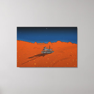Toile Dessin Animé de Robot Mécanique