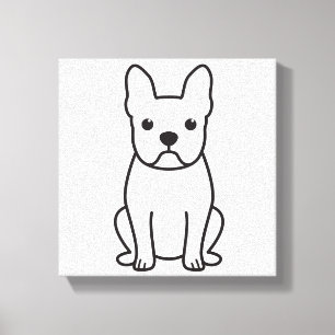 Toile Dessin de Boston Terrier Dog