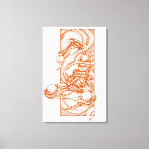 Toile Dessin de scropion