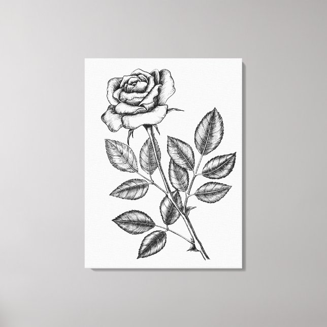 Toile dessin rose 2 (Recto)