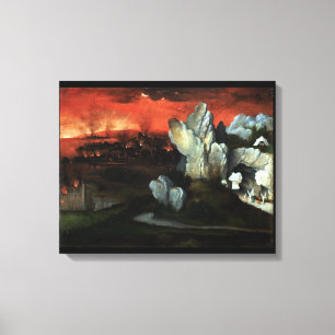 Toile Destruction de Sodome et de Gomorrah - Joachim Pat