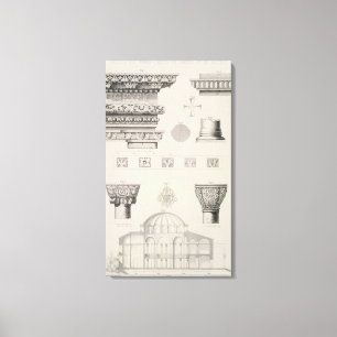 Toile Détails en coupe et architecturaux de Kutciuk