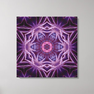 Toile d'étoile violette Fractée Hexagon