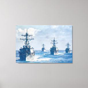 Toile DÉTROYEUR DE MISSILES GUIDÉS - DDG-59 24x36