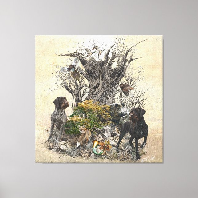 Toile Deutsch Drahthaar (Recto)