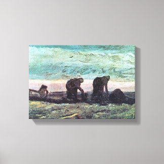 Toile Deux agriculteurs par Vincent van Gogh
