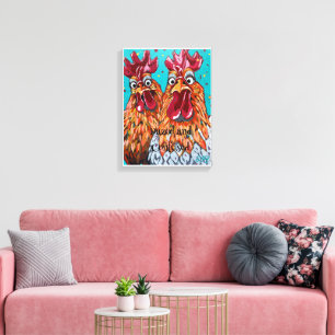 Toile Deux monstres