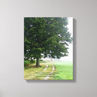 Toile Deux routes Canvas Divergés