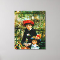 Deux Soeurs en terrasse par Renoir