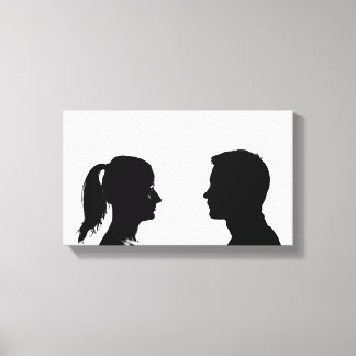 Toile Deux têtes | Zazzle_Growshop.