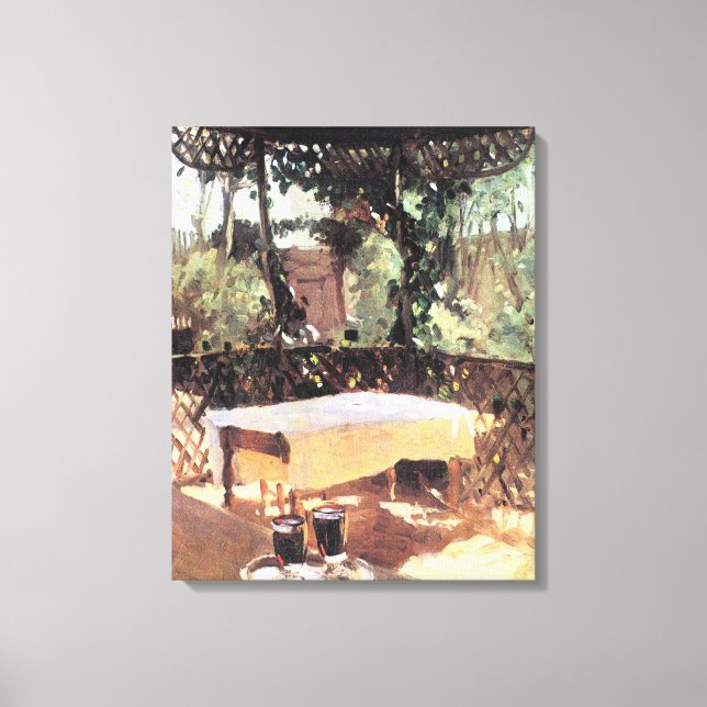 Toile Deux verres à vin de John Singer Sargent (Recto)