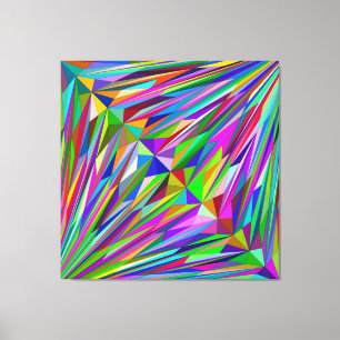 Toile Diamant Abstrait