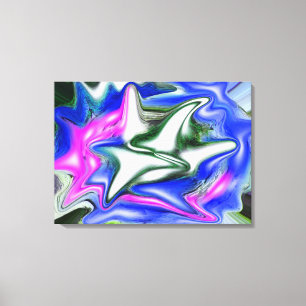 Toile Diamant naturel glace et neige art
