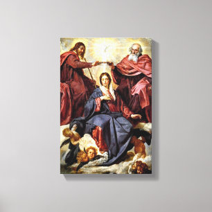 Toile Diego Vélazquez - le couronnement de Mary