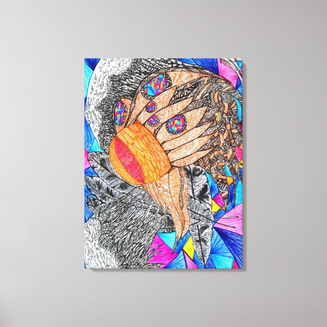 Toile Dieu est dans les détails #19 (Recto)