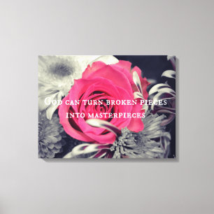Toile Dieu peut transformer des pièces cassées en chefs-