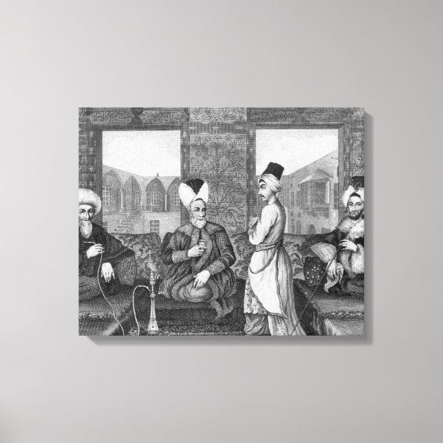 Toile Dignitaires ottomans (Recto)