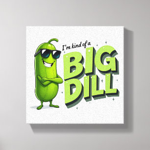 Toile Dill Pickles Amateurs Cadeau - Drôle Drôle Dessins