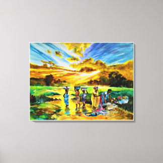 Toile Dimanche matin par Ini Brown