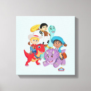 Toile Dino Ranch Yee Haw !