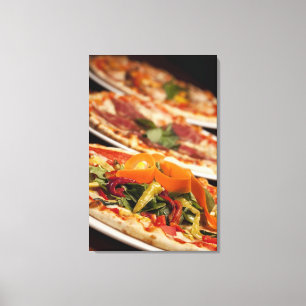 Toile Divers pizza et écrimages