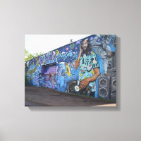 DJ musique mur Graffiti Street art, réel urbain