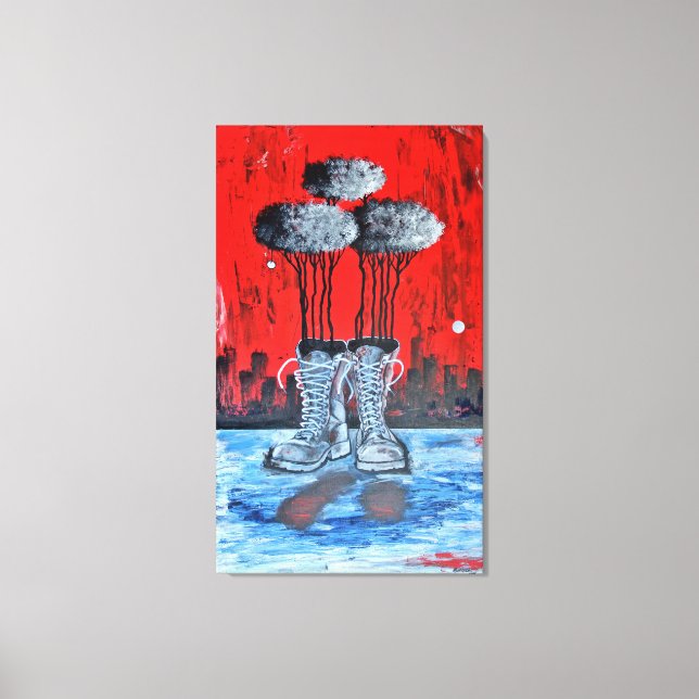 Toile Donde La Huella Quedó Marcada (Recto)