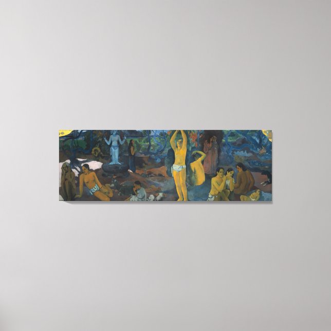 Toile 'D'où venons-nous ?' - Paul Gauguin (Recto)