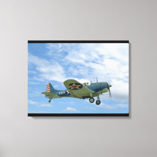 Toile Douglas SBD intimidable, Vol, Avions Side_2ÈME GUE