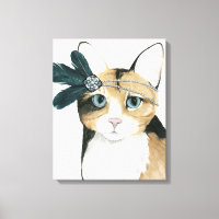 Downton Cat | Bejeweled With Feathers