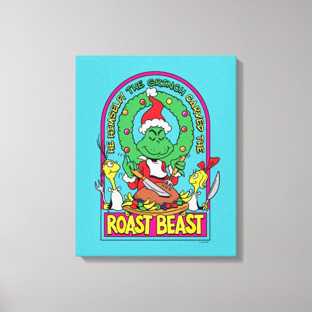 Toile Dr Seuss | Graphique de la bête rôtie (Recto)