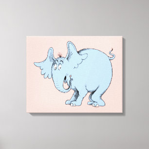 Toile Dr. Seuss Horton entend un qui!