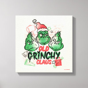 Toile Dr Seuss   Vieux Claus Grinch